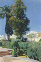 Joaquin Sorolla y Bastida - Corner of the Garden Alcazar Sevilla